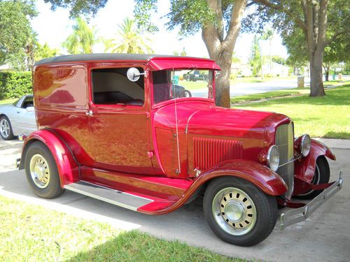 1929 model a  ford delivery with 1932 grill shell