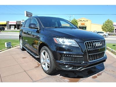 13 q7 awd heated leather memory seat sunroof bose alloy s-line