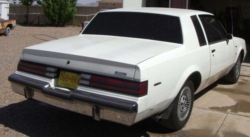 1984 buick regal t-type coupe 2-door 3.8l