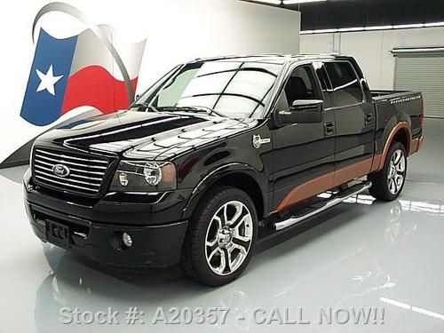 2008 ford f-150 harley-davidson crew nav 22's only 42k texas direct auto