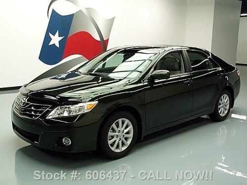 2010 toyota camry xle sunroof leather rear sunshade 17k texas direct auto
