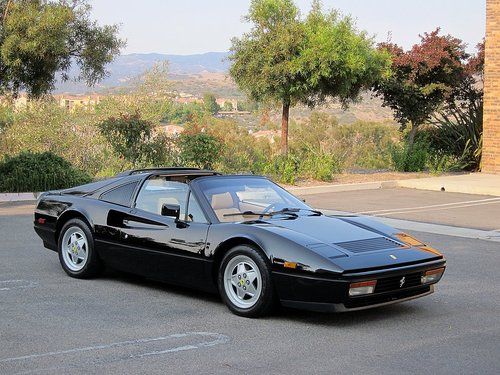 1989 ferrari 328 gts black tan 100% california rare newport imports concours abs