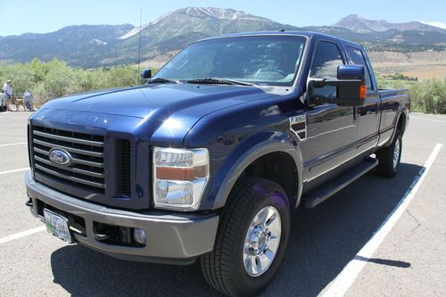 2008 ford f-350 super duty fx4 crew cab leather long bed 6.4l extras
