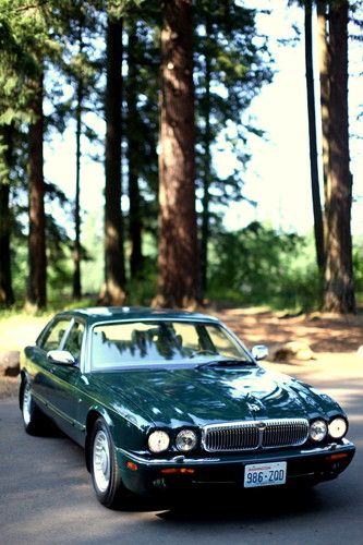 2000 jaguar xj8 vanden plas long wheel base sedan emerald green beautiful