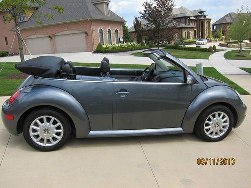 2004 volkswagon: beetle-new gls convertible 2-door low mileage