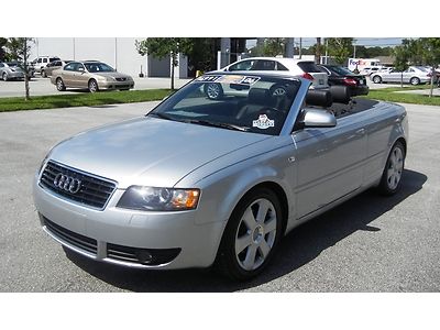 Audi a4 convertible 1.8 one owner low miles