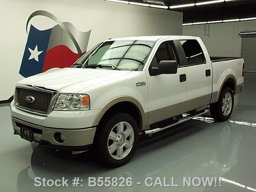 2008 ford f150 lariat crew 4x4 leather nav rear cam 62k texas direct auto