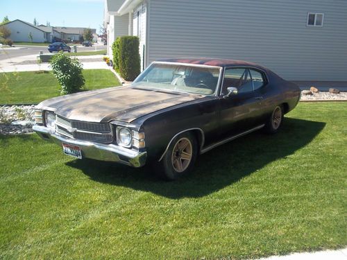 71 chevelle running driving project.