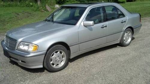 2000 mercedes kompressor c230 silver with grey leather 99,654 miles runs great
