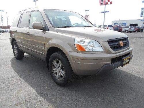 2003 honda pilot ex-l rear dvd, leather, awd, perfect. low reserve wow!!!