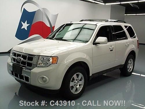 2010 ford escape limited htd leather roof rack 18's 35k texas direct auto