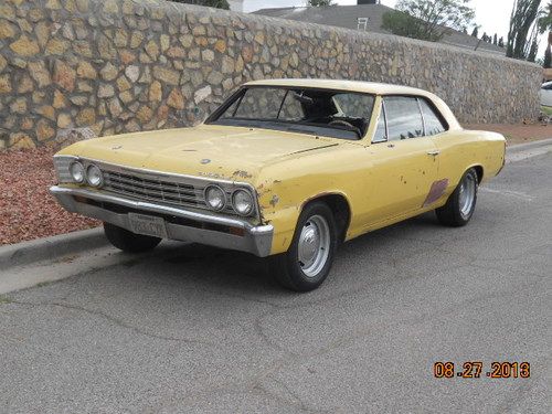 1967 chevelle 4 speed 12 bolt project car solid ss clone hot street rod 67 cool