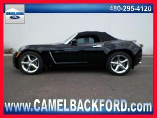 2009 saturn sky 2dr conv red line security system air conditioning chrome wheels