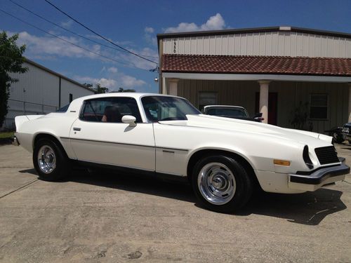 1976 chevy camaro lt - 350 sbc, turbo-400 w/overdrive, ralley wheels, caltracs!!