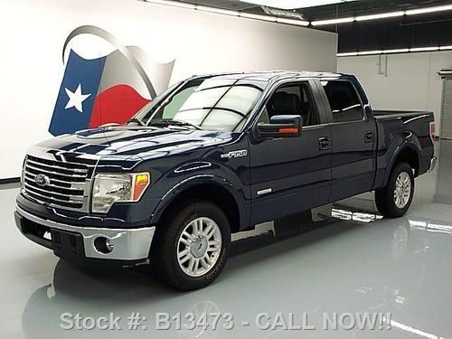 2013 ford f150 lariat crew ecoboost nav htd leather 6k texas direct auto