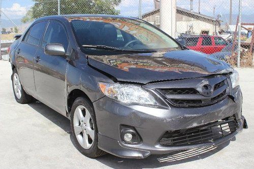 2012 toyota corolla s damaged rebuilder only 12k miles economical priced to sell