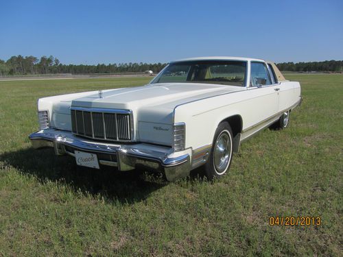 1976 lincoln continental town car 2-door 460/7.5l mint condition only 2 owners