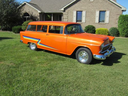 1955 chevy handyman wagon candy paint gasser ratrod hotrod old school must see