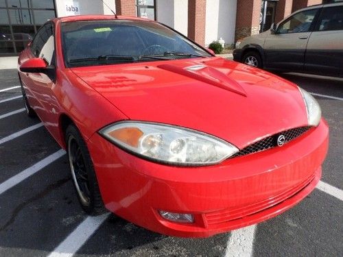 2002 mercury cougar red low reserve