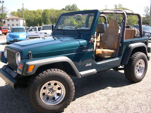 1997jeep wrangler soft top 4 cyl  no rust