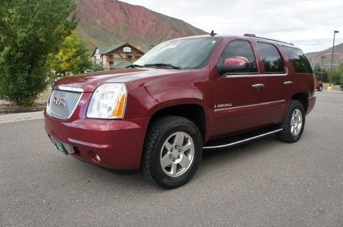 Awd denali leather heated seats dvd nav 3rd row low reserve