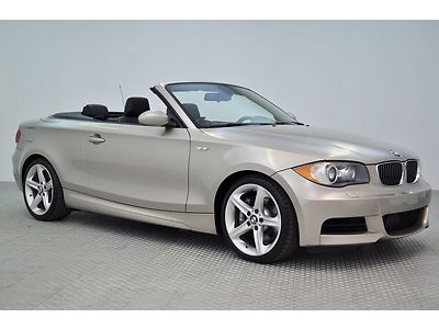 Bmw 135i sport package convertible with m accents 8 way sport seats no reserve
