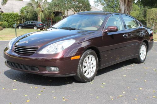 2003 lexus es300-1-owner-low mileage-fla-kept-sunroof-&#039;little old lady owned