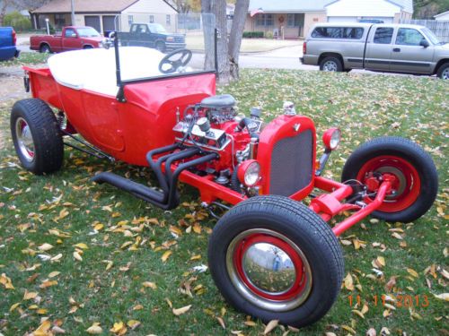 New 1923 ford t bucket roadster hot rod model t red chevy