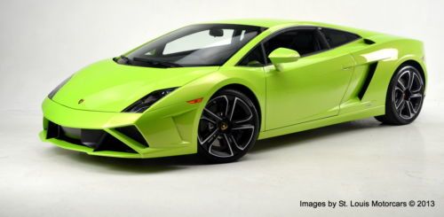 2013 lamborghini gallardo lp 560-4 verde ithaca &#034;finishing touch&#034; 539 miles!