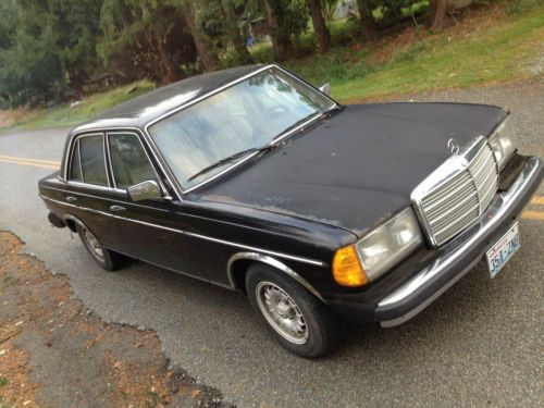 1983 mercedes 300 turbo diesel w123 parts car