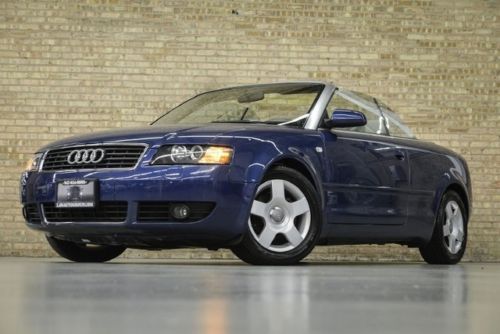 2004 audi a4 1.8t cabriolet!! one owner!! low miles!! clean carfax!!