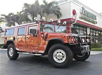 H1 hummer 2002 10th anniversary edition 6.5l diesel wagon leather brush guard