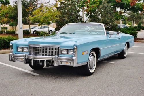 The best to be found 75 cadillac eldorado convertible just 27,978 miles pristine
