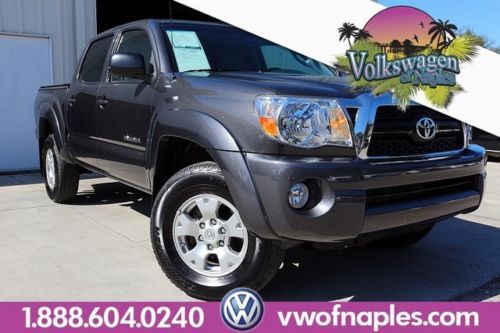 11 tacoma double cab, 4x4, sr5, bed cover, free shipping! we finance!
