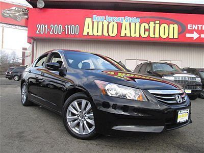 11 accord ex-l carfax certified 1 owner leather sunroof 4 cyl pre owned