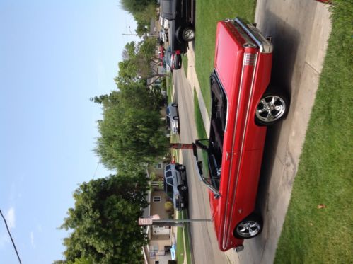 &#039;64 red convertible, auto, v8, power top