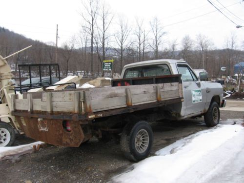 Buy used 1992 Dodge Power Ram 150 , 4 x 4, Snow Plow Truck ...