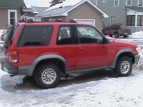 1999 ford explorer sport sport utility 2-door 4.0l red