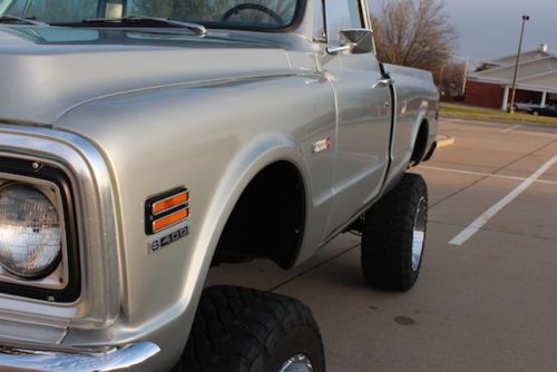 1969 CHEVY C10 TRUCK SHORT BED 4X4 LIFTED 350 4 SPD 35" TIRES 20X12 WHEELS SHOW, image 10