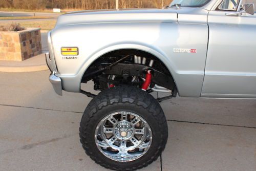 1969 CHEVY C10 TRUCK SHORT BED 4X4 LIFTED 350 4 SPD 35" TIRES 20X12 WHEELS SHOW, image 11