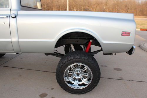 1969 CHEVY C10 TRUCK SHORT BED 4X4 LIFTED 350 4 SPD 35" TIRES 20X12 WHEELS SHOW, image 13