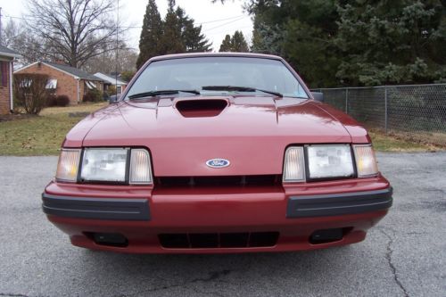 1985.5 ford mustang svo, one owner 10,791 orig miles, only 439 made, garage kept