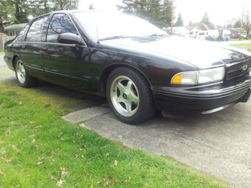 1995 chevy impala ss black 4 door lt1 motor