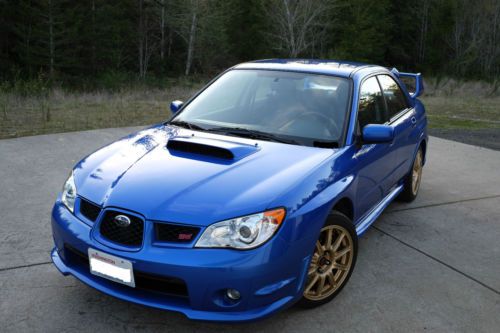 2007 subaru impreza wrx sti limited sedan 4-door 2.5l