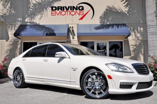 2012 mercedes-benz s63 amg renntech! matte white! rare!