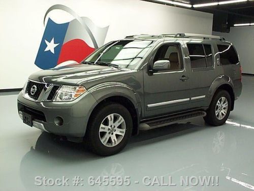 2008 nissan pathfinder le sunroof rear cam htd leather! texas direct auto