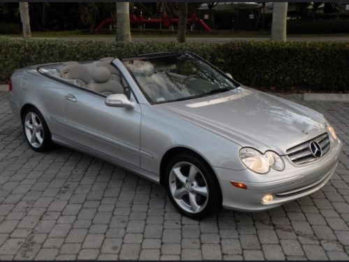 05 clk320 convertible fort myers florida automatic heated seats leather