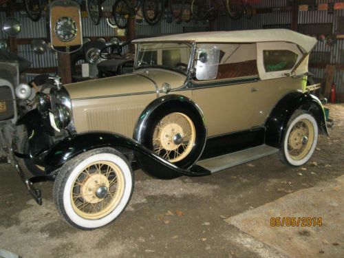 1930 ford model a 2 door deluxe phaeton