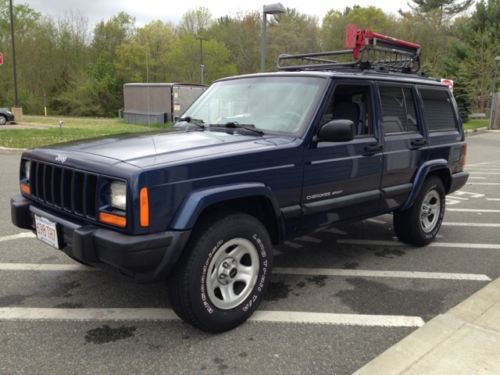 2000 jeep cherokee sport auto 4x4 patriot blue pearl!!