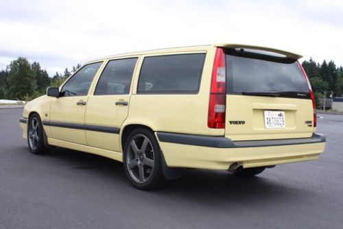 1995 volvo 850/855 t-5r creme yellow wagon